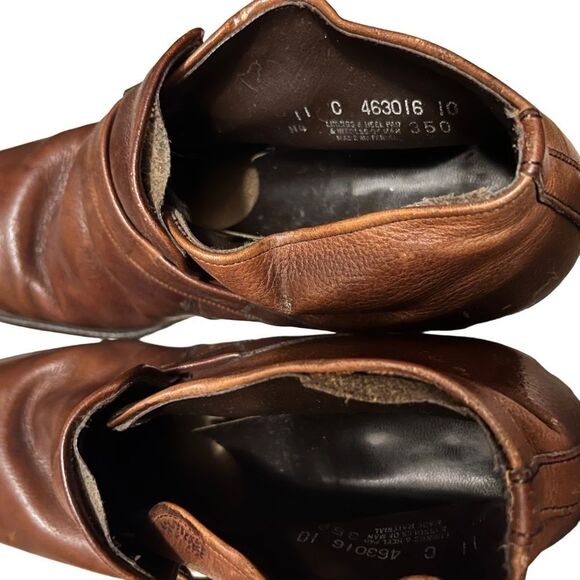 Vintage Leather Boots ~ Men’s Size 11 ~ Red / Brown ~ Air Cushion ~ GUC - Picture 8 of 12